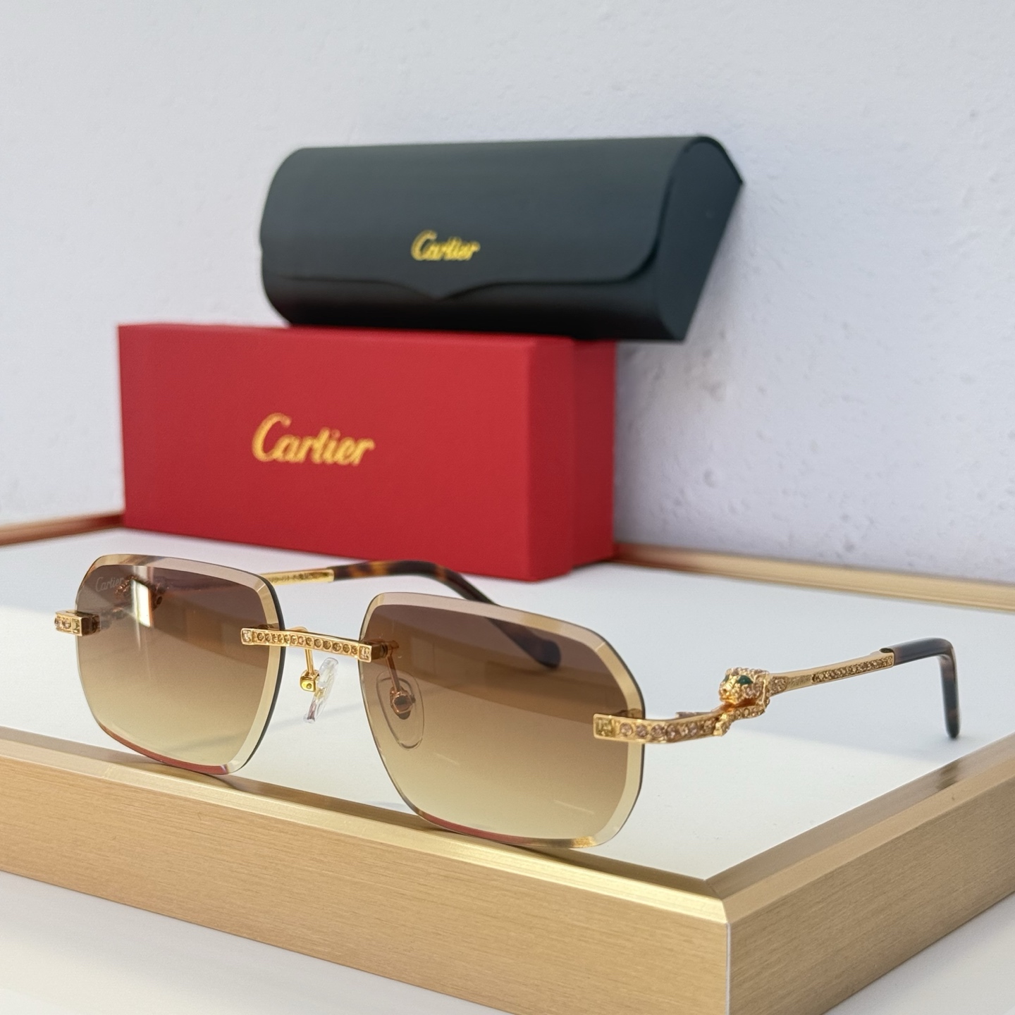 Cheap Cartier AAA Quality Sunglasses in 209302, $45 USD- [IB209302] - Replica Cartier AAA Quality Sunglasses