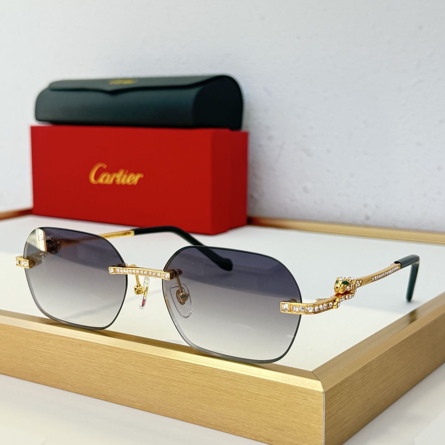 Cheap Cartier AAA Quality Sunglasses in 209315, $45 USD- [IB209315] - Replica Cartier AAA Quality Sunglasses