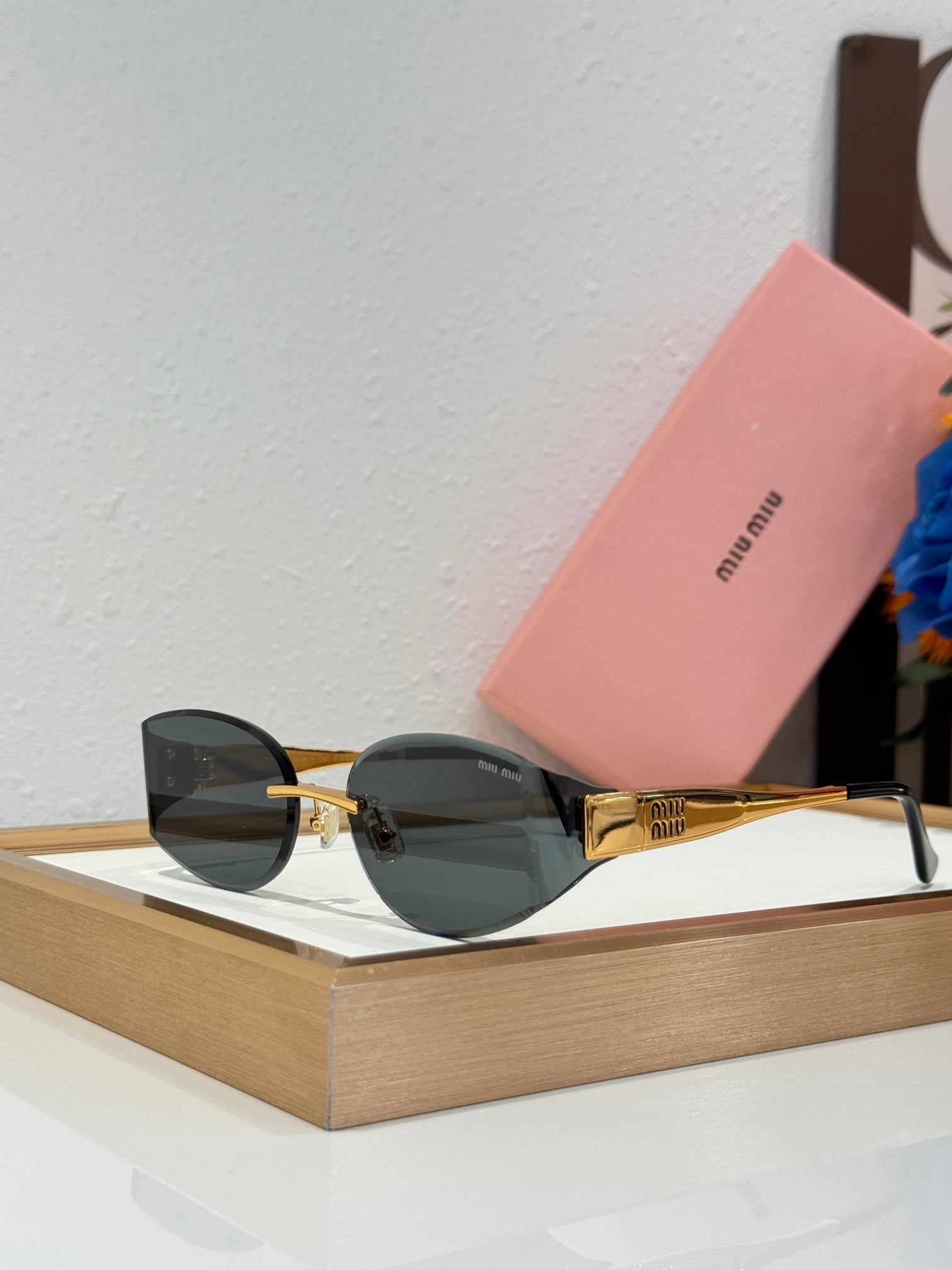 Cheap MiuMiu AAA quality Glasses in 209350, $45 USD- [IB209350] - Replica MiuMiu AAA quality Glasses