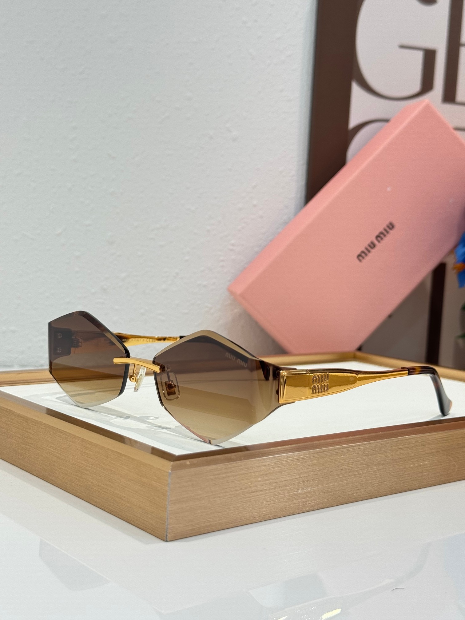 Cheap MiuMiu AAA quality Glasses in 209355, $45 USD- [IB209355] - Replica MiuMiu AAA quality Glasses