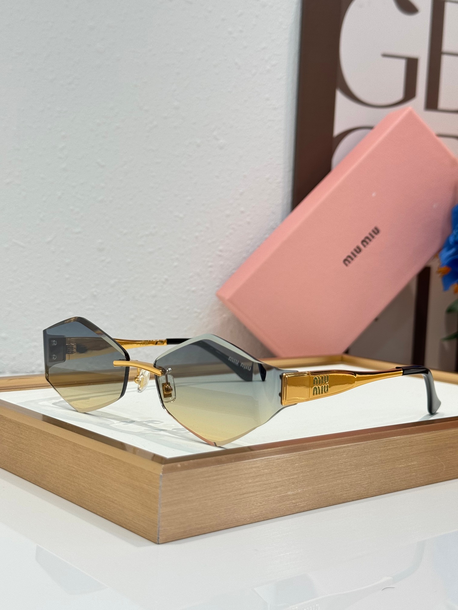Cheap MiuMiu AAA quality Glasses in 209359, $45 USD- [IB209359] - Replica MiuMiu AAA quality Glasses