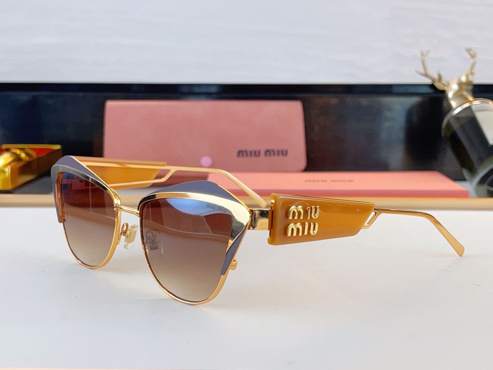 Cheap MiuMiu AAA quality Glasses in 209363, $45 USD- [IB209363] - Replica MiuMiu AAA quality Glasses