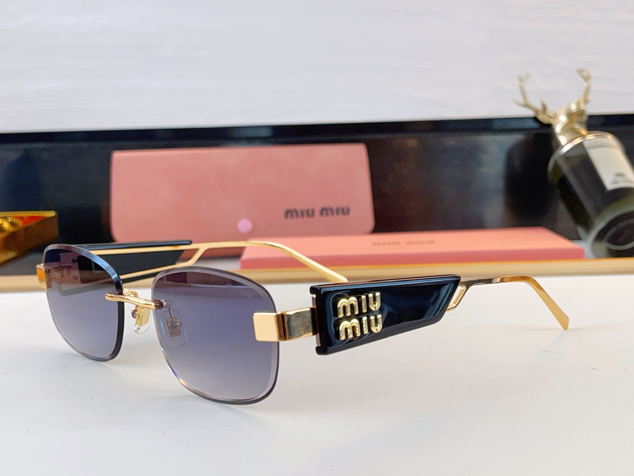Cheap MiuMiu AAA quality Glasses in 209365, $45 USD- [IB209365] - Replica MiuMiu AAA quality Glasses