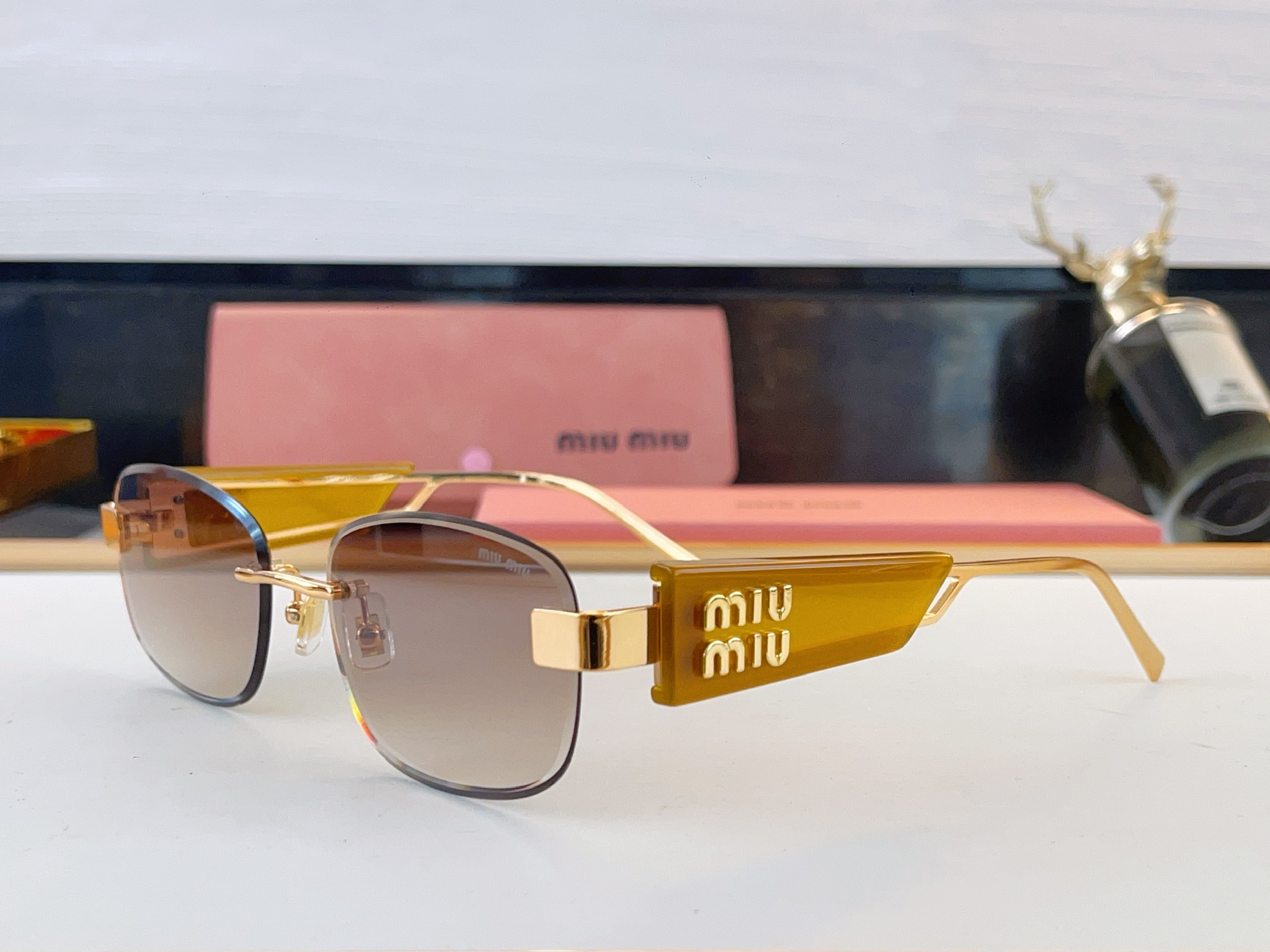 Cheap MiuMiu AAA quality Glasses in 209366, $45 USD- [IB209366] - Replica MiuMiu AAA quality Glasses