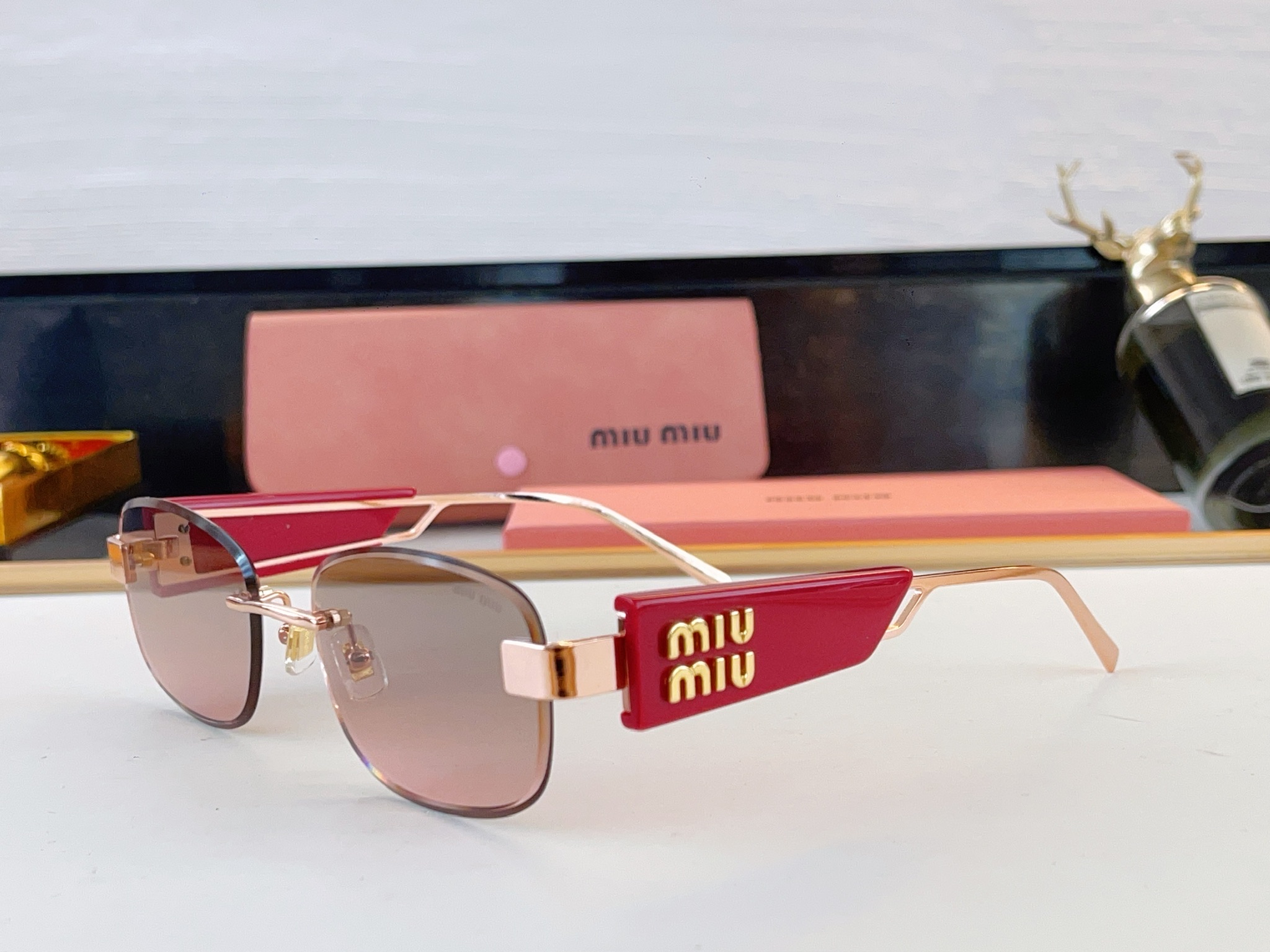 Cheap MiuMiu AAA quality Glasses in 209367, $45 USD- [IB209367] - Replica MiuMiu AAA quality Glasses