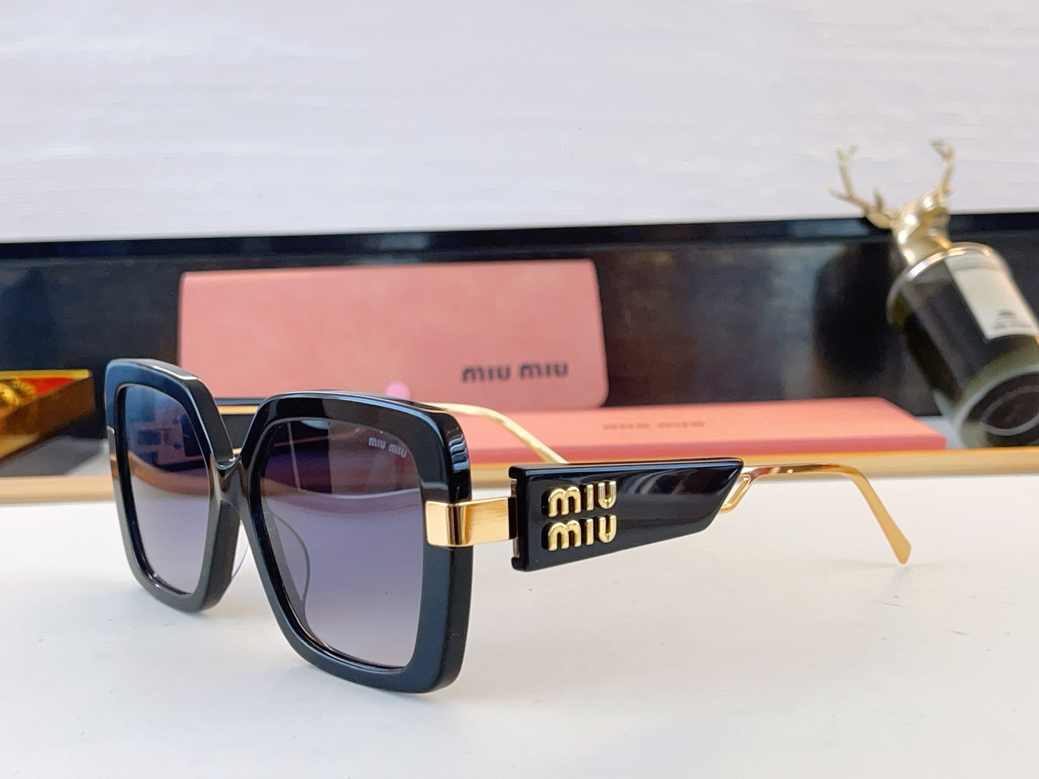 Cheap MiuMiu AAA quality Glasses in 209370, $45 USD- [IB209370] - Replica MiuMiu AAA quality Glasses