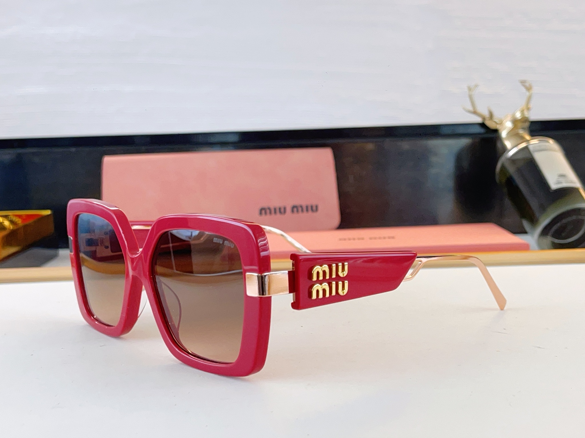 Cheap MiuMiu AAA quality Glasses in 209371, $45 USD- [IB209371] - Replica MiuMiu AAA quality Glasses