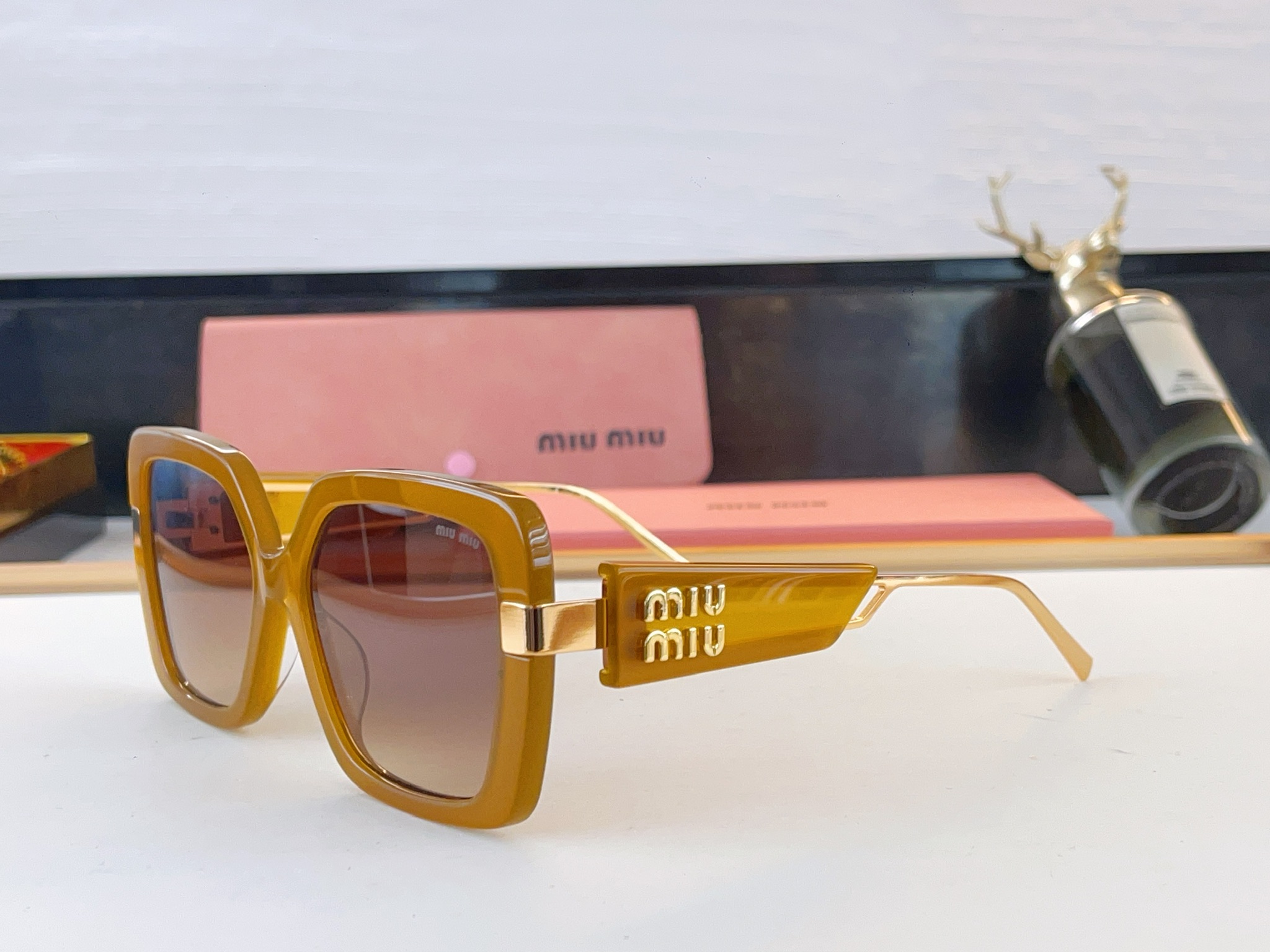 Cheap MiuMiu AAA quality Glasses in 209372, $45 USD- [IB209372] - Replica MiuMiu AAA quality Glasses