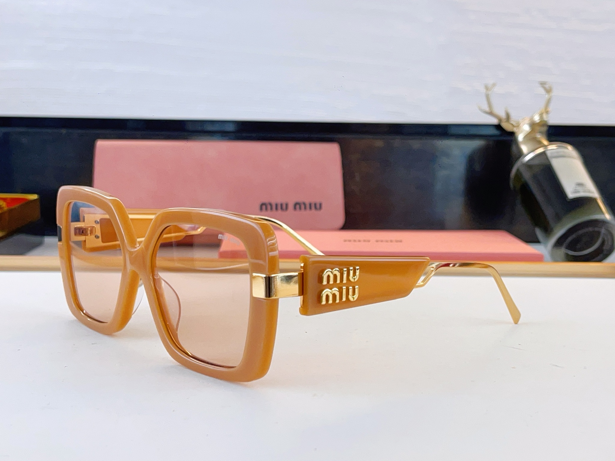 Cheap MiuMiu AAA quality Glasses in 209373, $45 USD- [IB209373] - Replica MiuMiu AAA quality Glasses