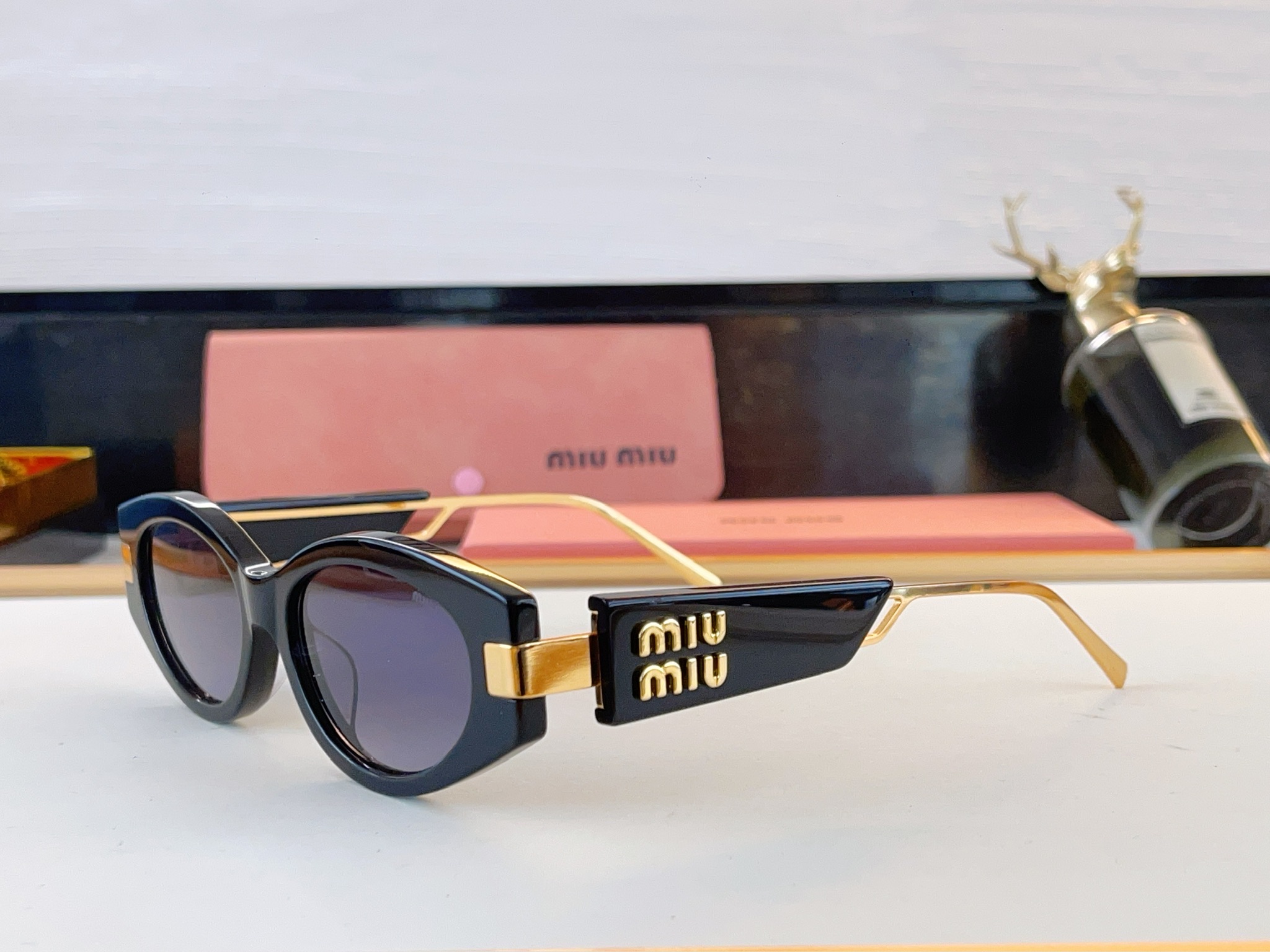 Cheap MiuMiu AAA quality Glasses in 209375, $45 USD- [IB209375] - Replica MiuMiu AAA quality Glasses