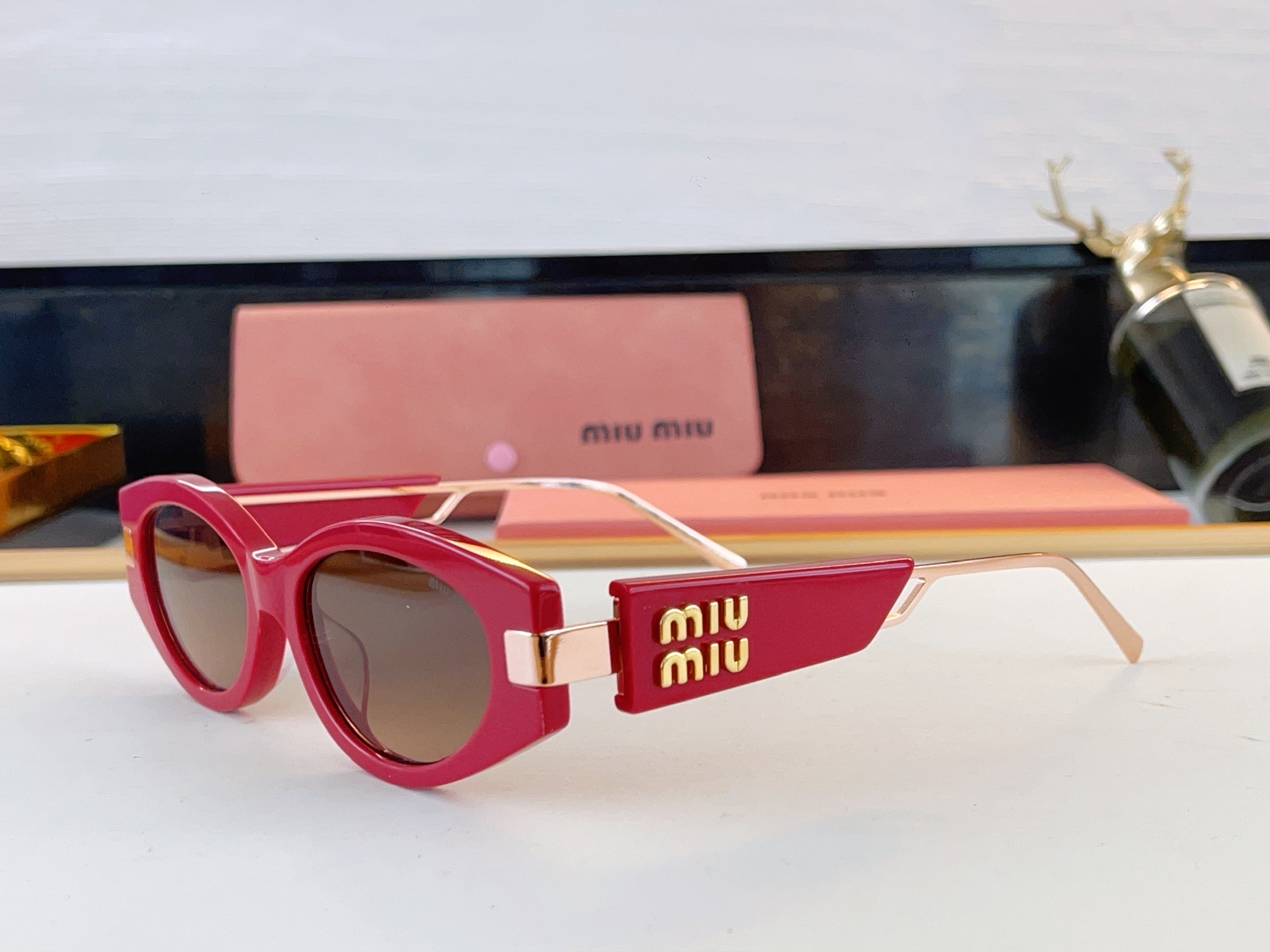 Cheap MiuMiu AAA quality Glasses in 209378, $45 USD- [IB209378] - Replica MiuMiu AAA quality Glasses