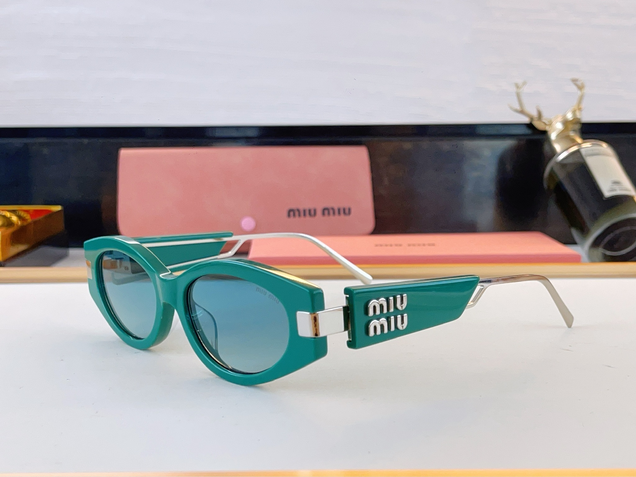 Cheap MiuMiu AAA quality Glasses in 209379, $45 USD- [IB209379] - Replica MiuMiu AAA quality Glasses