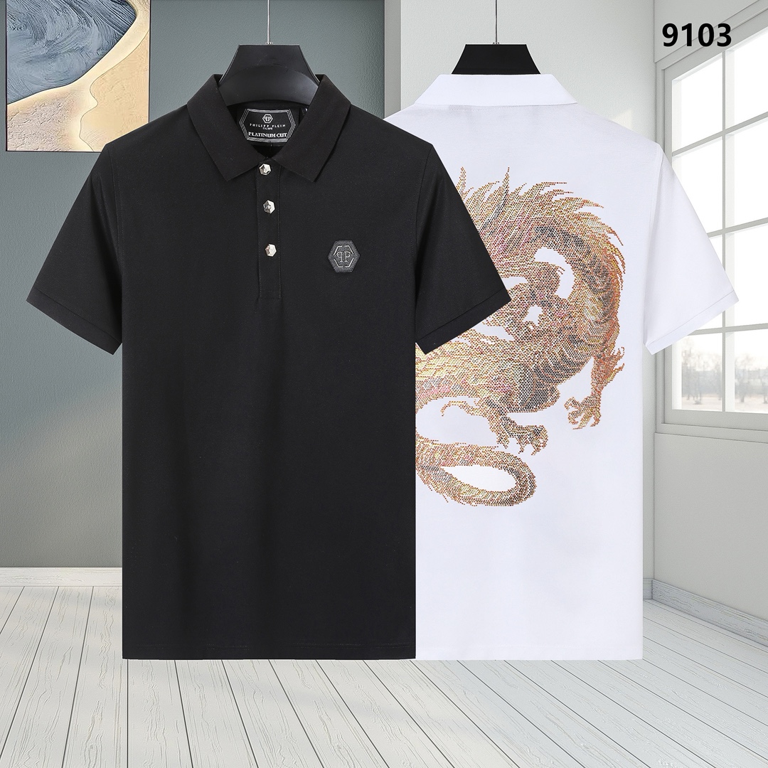 Cheap PP POLO T-shirts for Men in 209636, $26 USD- [IB209636] - Replica PP POLO T-shirts for Men