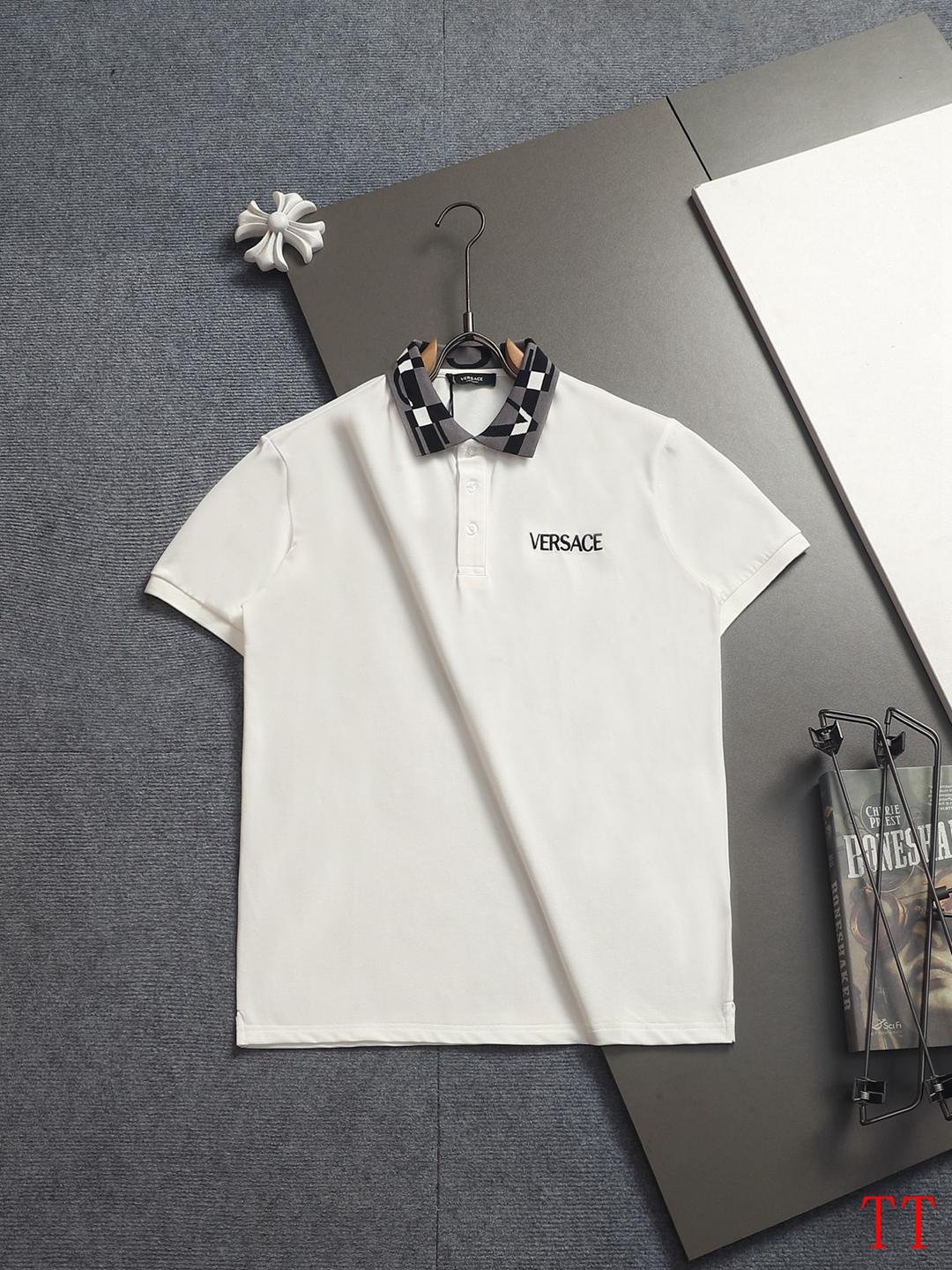 Cheap Versace polo T-Shirts For Men in 209670, $30 USD- [IB209670] - Replica Versace polo T-Shirts for Men