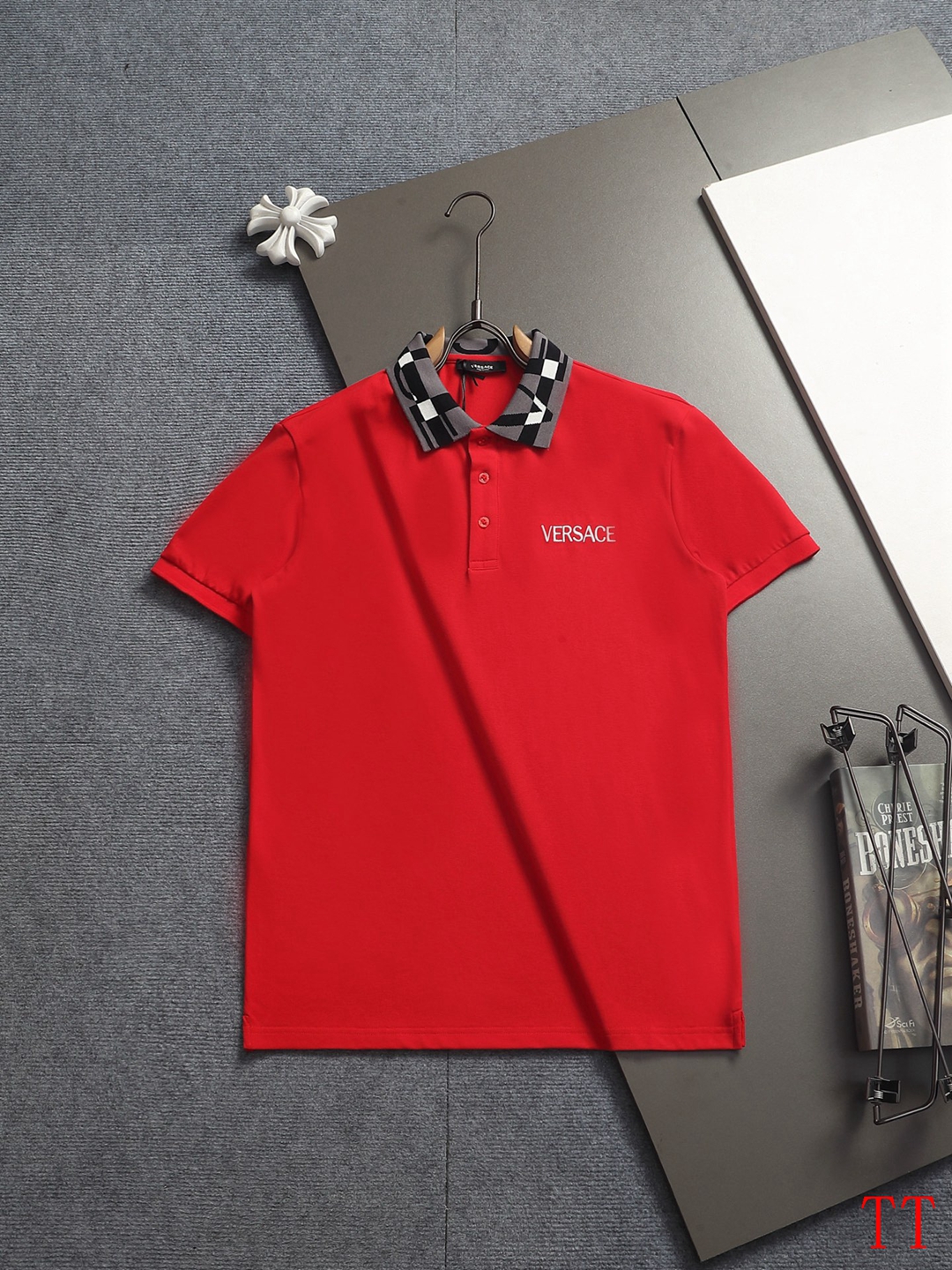 Cheap Versace polo T-Shirts For Men in 209672, $30 USD- [IB209672] - Replica Versace polo T-Shirts for Men
