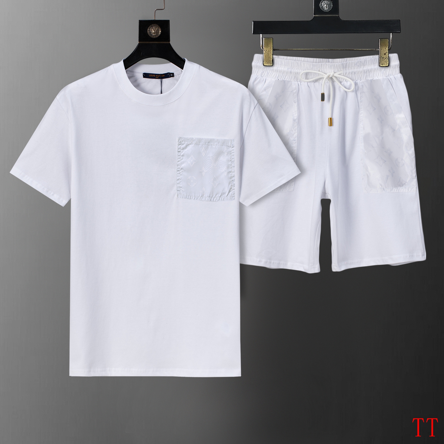 Cheap Louis Vuitton Short Tracksuits For Men in 209811, $55 USD- [IB209811] - Replica Louis Vuitton Short Tracksuits For Men