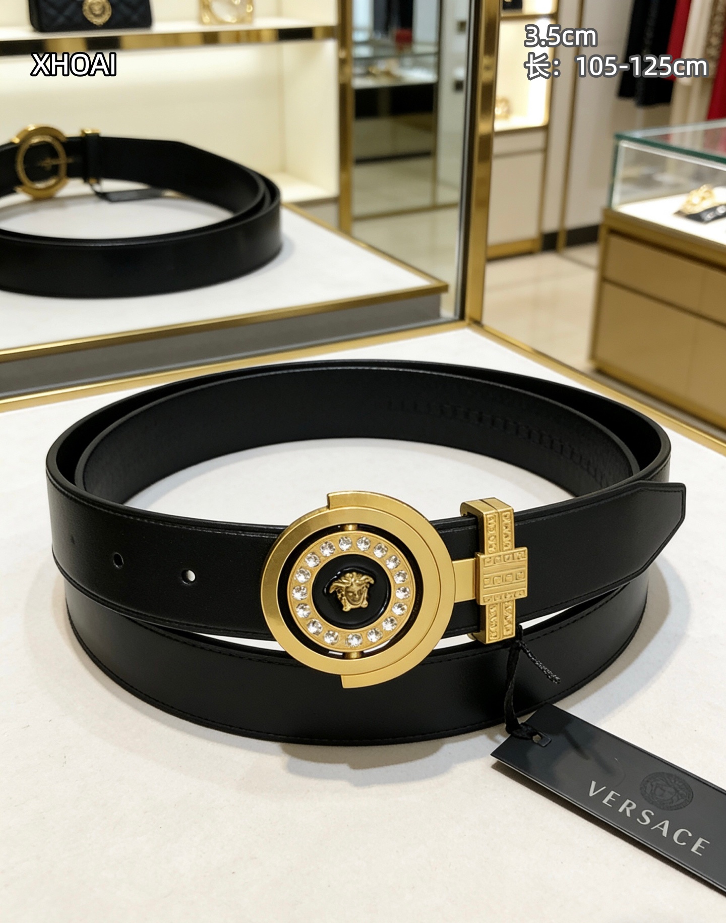 Cheap Versace AAA Quality  Belts in 209812, $60 USD- [IB209812] - Replica Versace AAA Quality  Belts