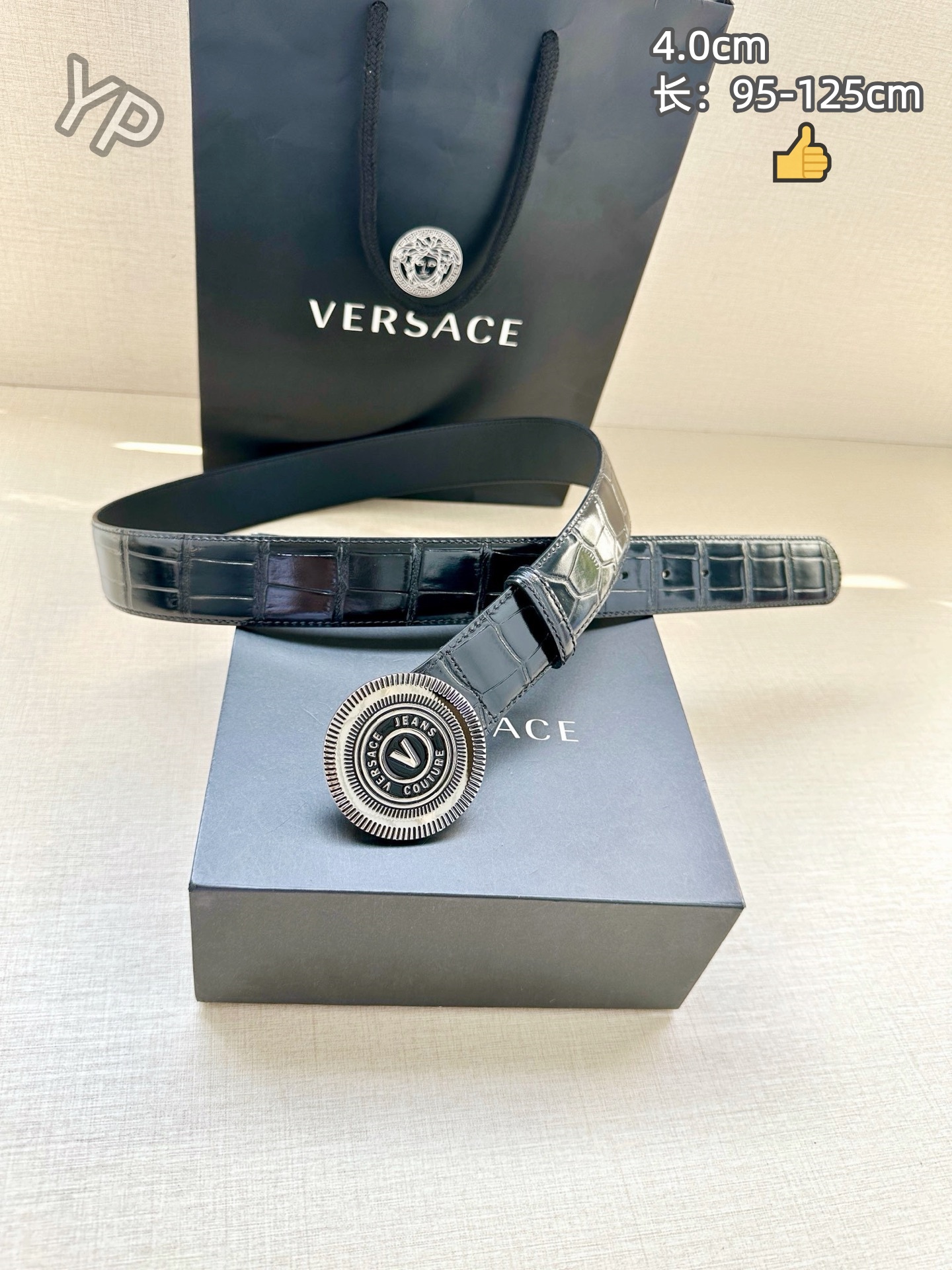 Cheap Versace AAA Quality  Belts in 209829, $60 USD- [IB209829] - Replica Versace AAA Quality  Belts