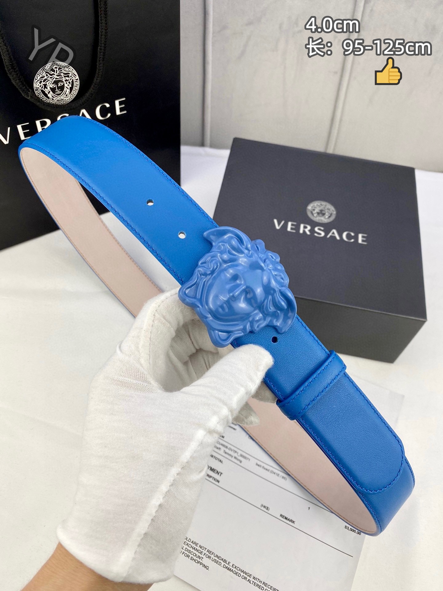 Cheap Versace AAA Quality  Belts in 209830, $60 USD- [IB209830] - Replica Versace AAA Quality  Belts