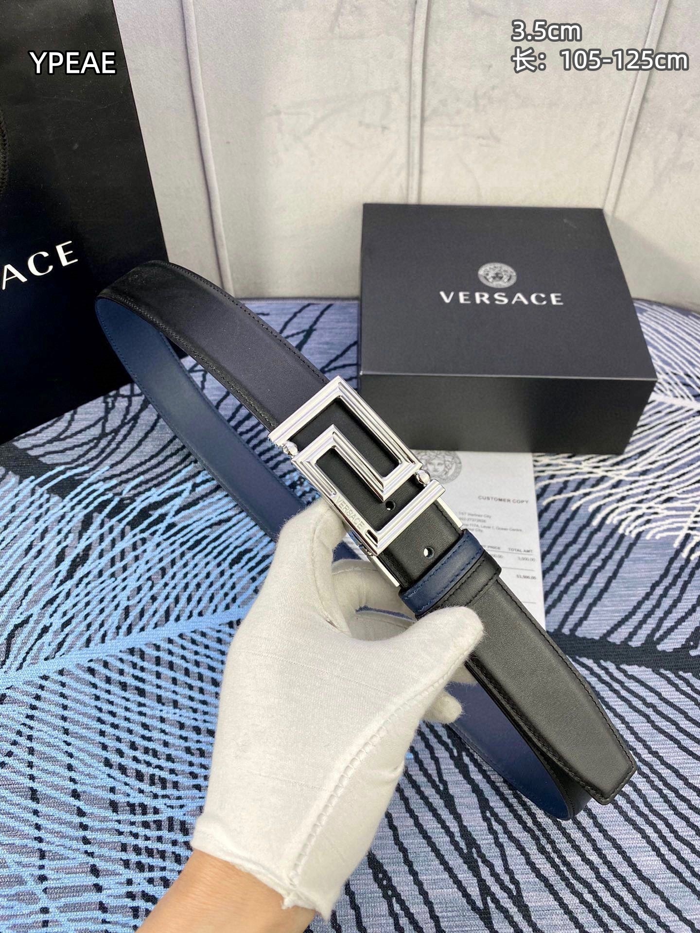 Cheap Versace AAA Quality  Belts in 209859, $60 USD- [IB209859] - Replica Versace AAA Quality  Belts
