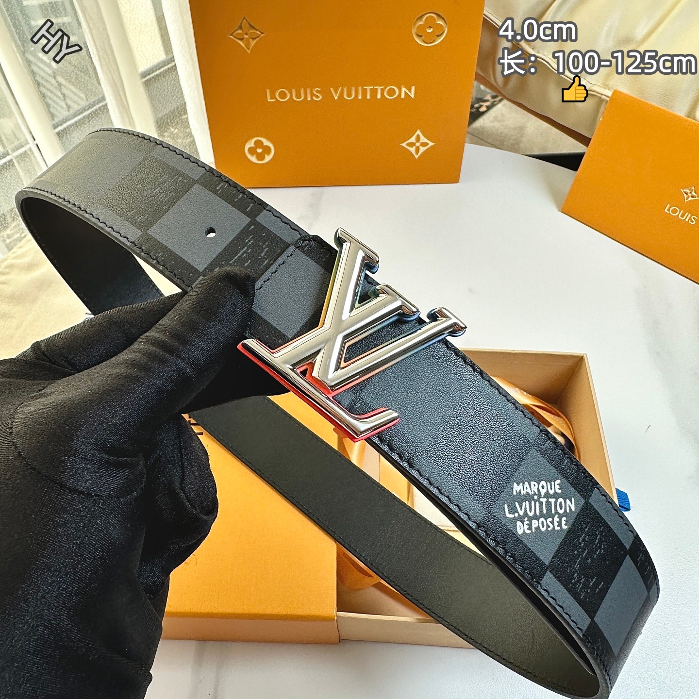 Cheap Louis Vuitton AAA Belts in 209940, $55 USD- [IB209940] - Replica Louis Vuitton AAA Belts