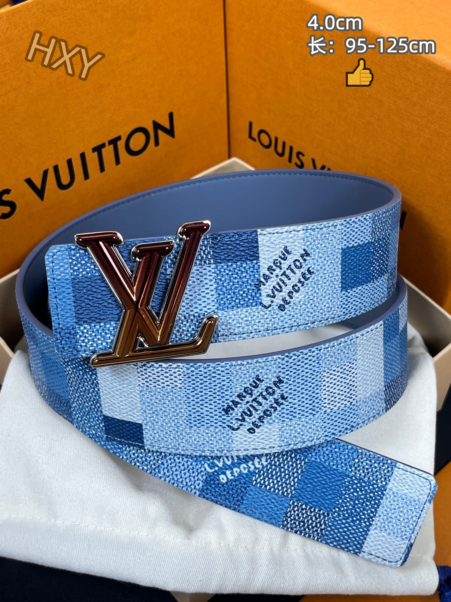 Cheap Louis Vuitton AAA Belts in 209961, $55 USD- [IB209961] - Replica Louis Vuitton AAA Belts