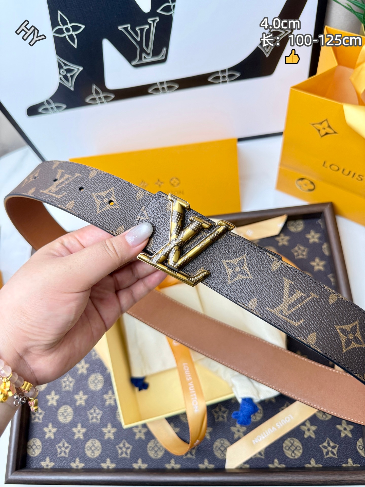 Cheap Louis Vuitton AAA Belts in 209963, $55 USD- [IB209963] - Replica Louis Vuitton AAA Belts