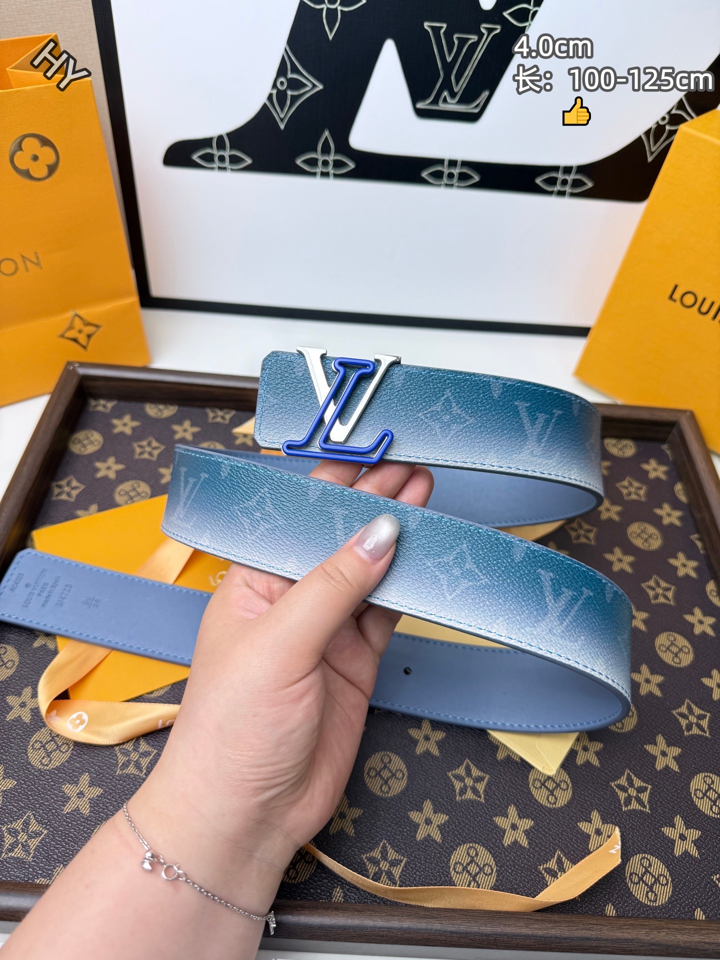 Cheap Louis Vuitton AAA Belts in 209965, $55 USD- [IB209965] - Replica Louis Vuitton AAA Belts