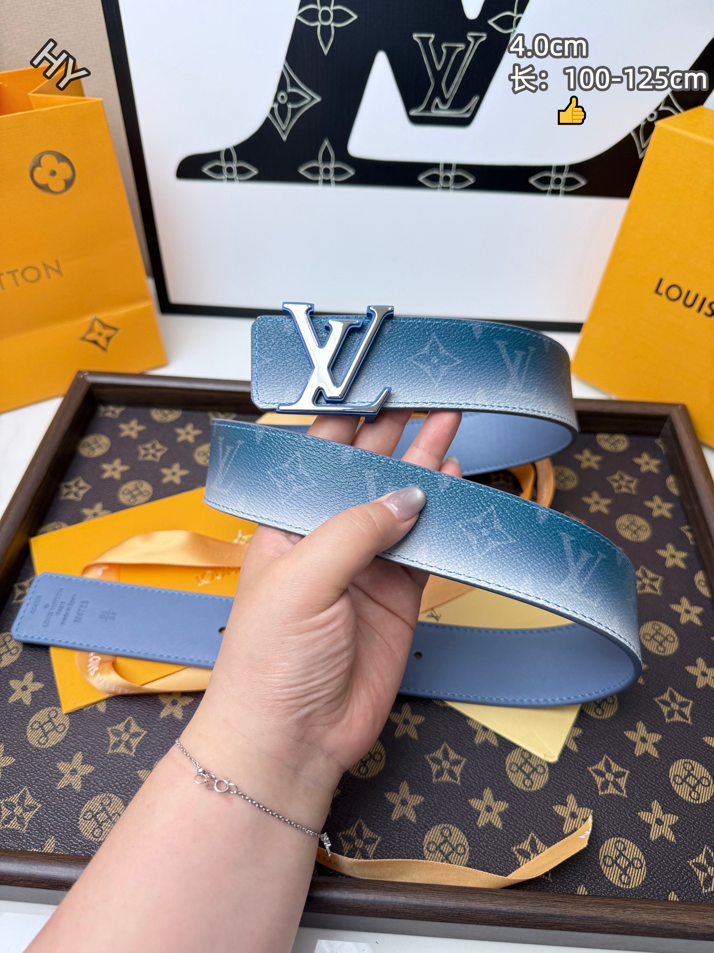 Cheap Louis Vuitton AAA Belts in 209966, $55 USD- [IB209966] - Replica Louis Vuitton AAA Belts