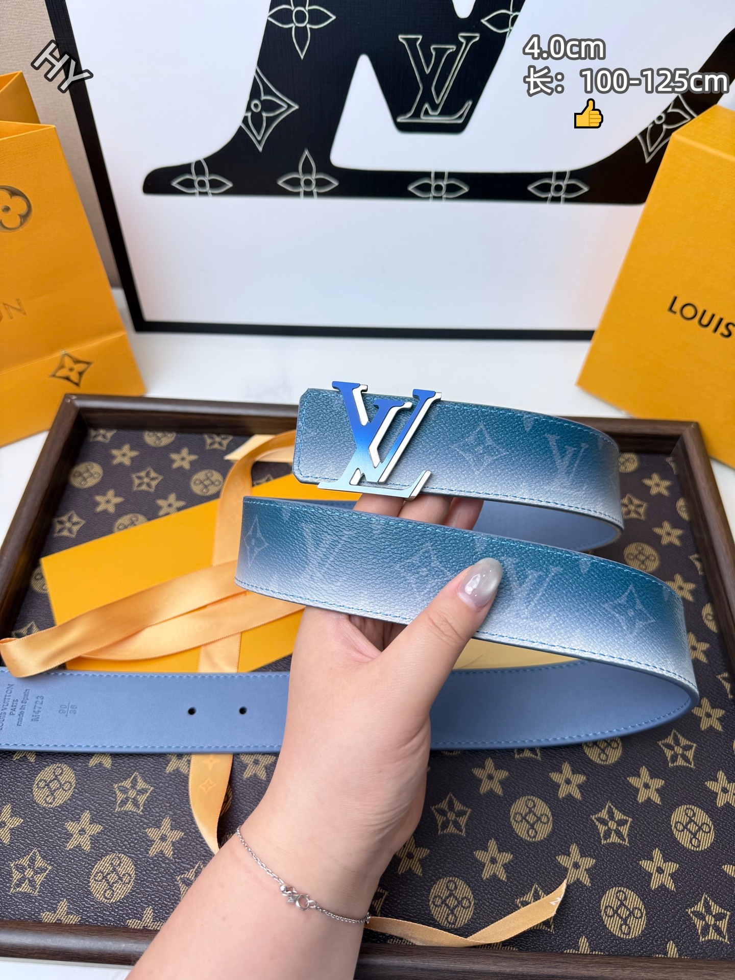 Cheap Louis Vuitton AAA Belts in 209968, $55 USD- [IB209968] - Replica Louis Vuitton AAA Belts