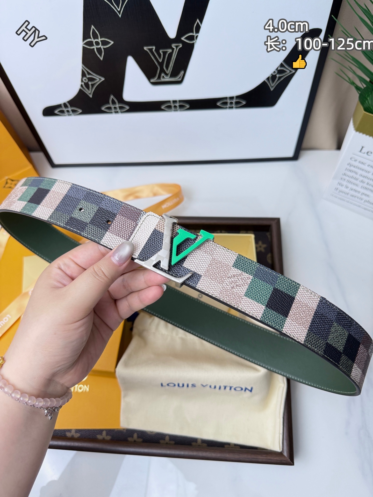 Cheap Louis Vuitton AAA Belts in 209971, $55 USD- [IB209971] - Replica Louis Vuitton AAA Belts