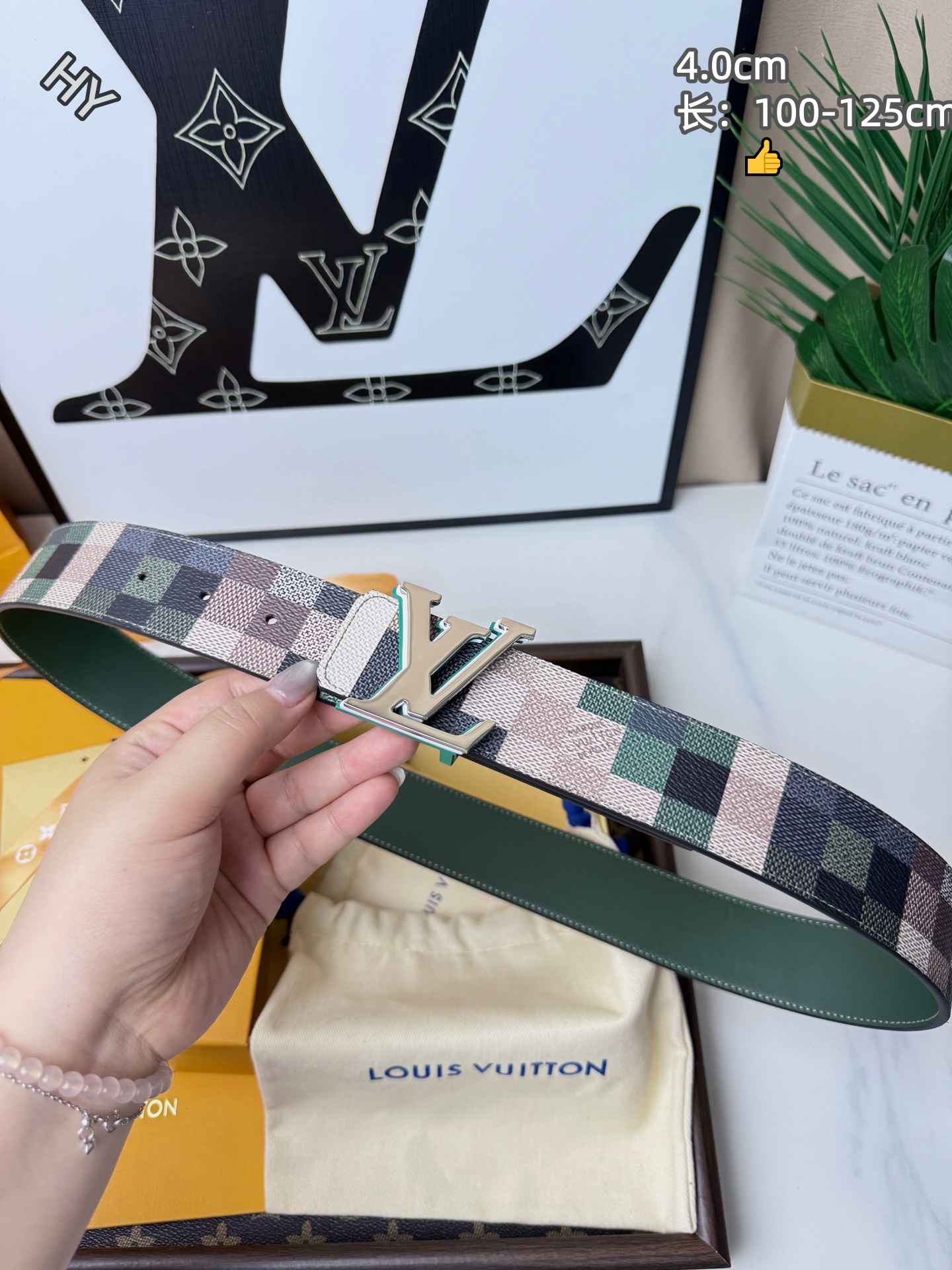Cheap Louis Vuitton AAA Belts in 209972, $55 USD- [IB209972] - Replica Louis Vuitton AAA Belts