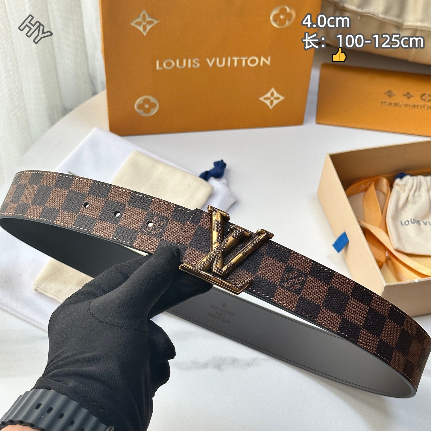 Cheap Louis Vuitton AAA Belts in 209973, $55 USD- [IB209973] - Replica Louis Vuitton AAA Belts