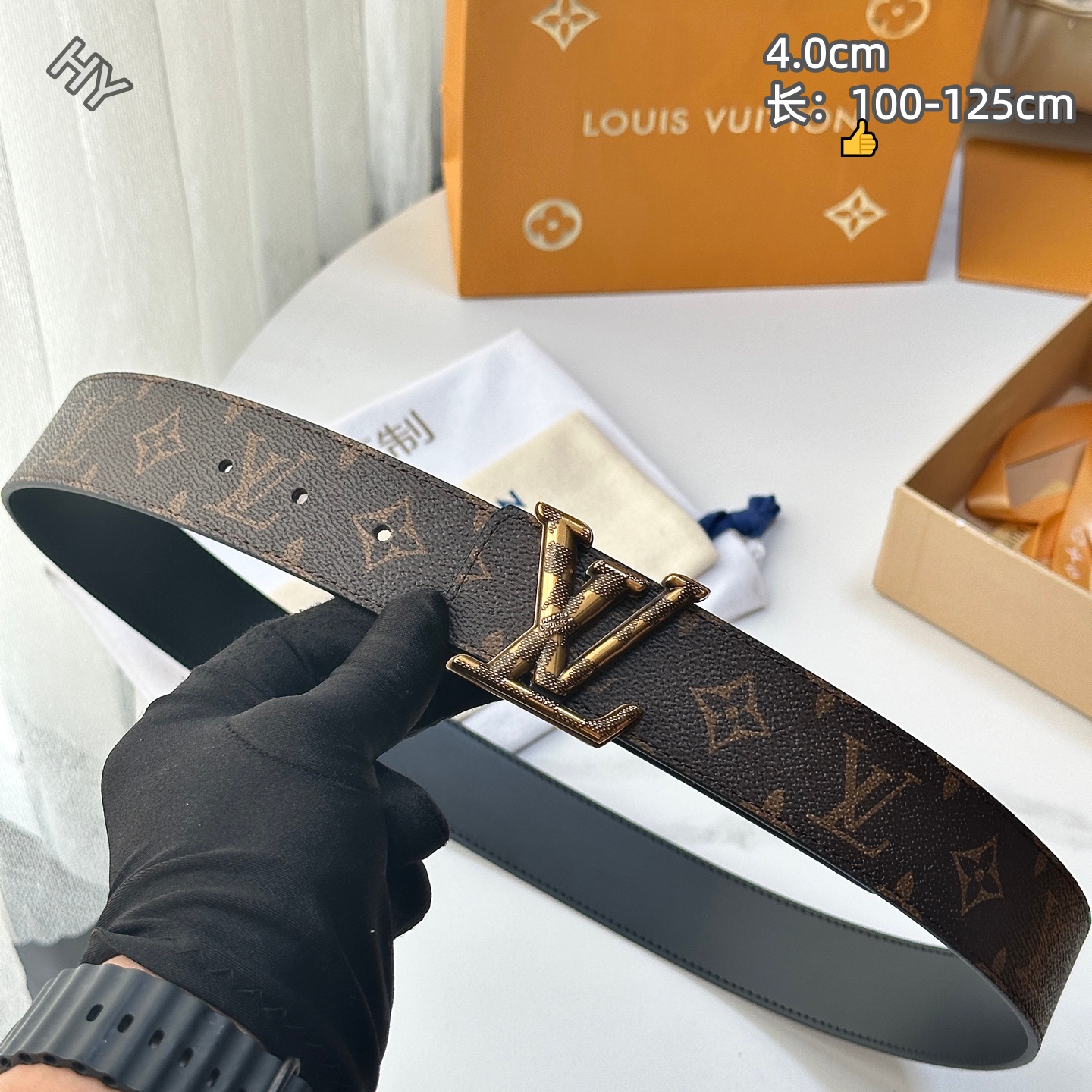 Cheap Louis Vuitton AAA Belts in 209975, $55 USD- [IB209975] - Replica Louis Vuitton AAA Belts