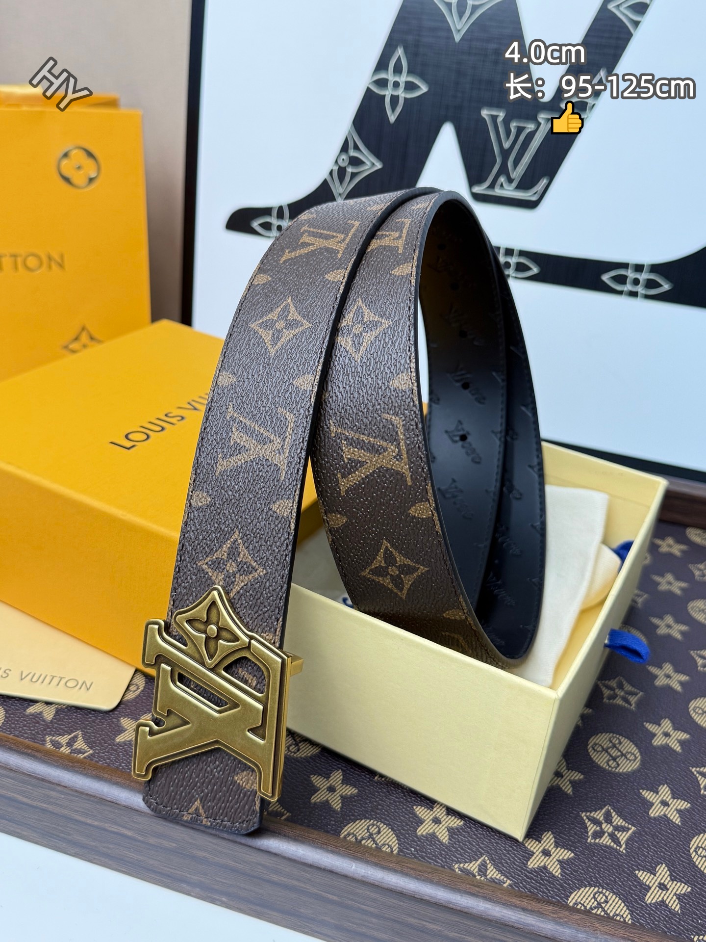 Cheap Louis Vuitton AAA Belts in 209978, $55 USD- [IB209978] - Replica Louis Vuitton AAA Belts