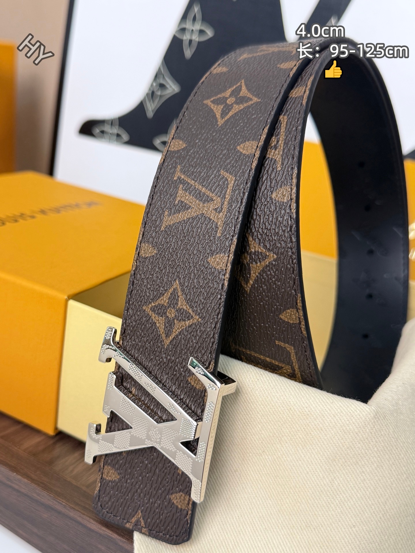 Cheap Louis Vuitton AAA Belts in 209986, $55 USD- [IB209986] - Replica Louis Vuitton AAA Belts
