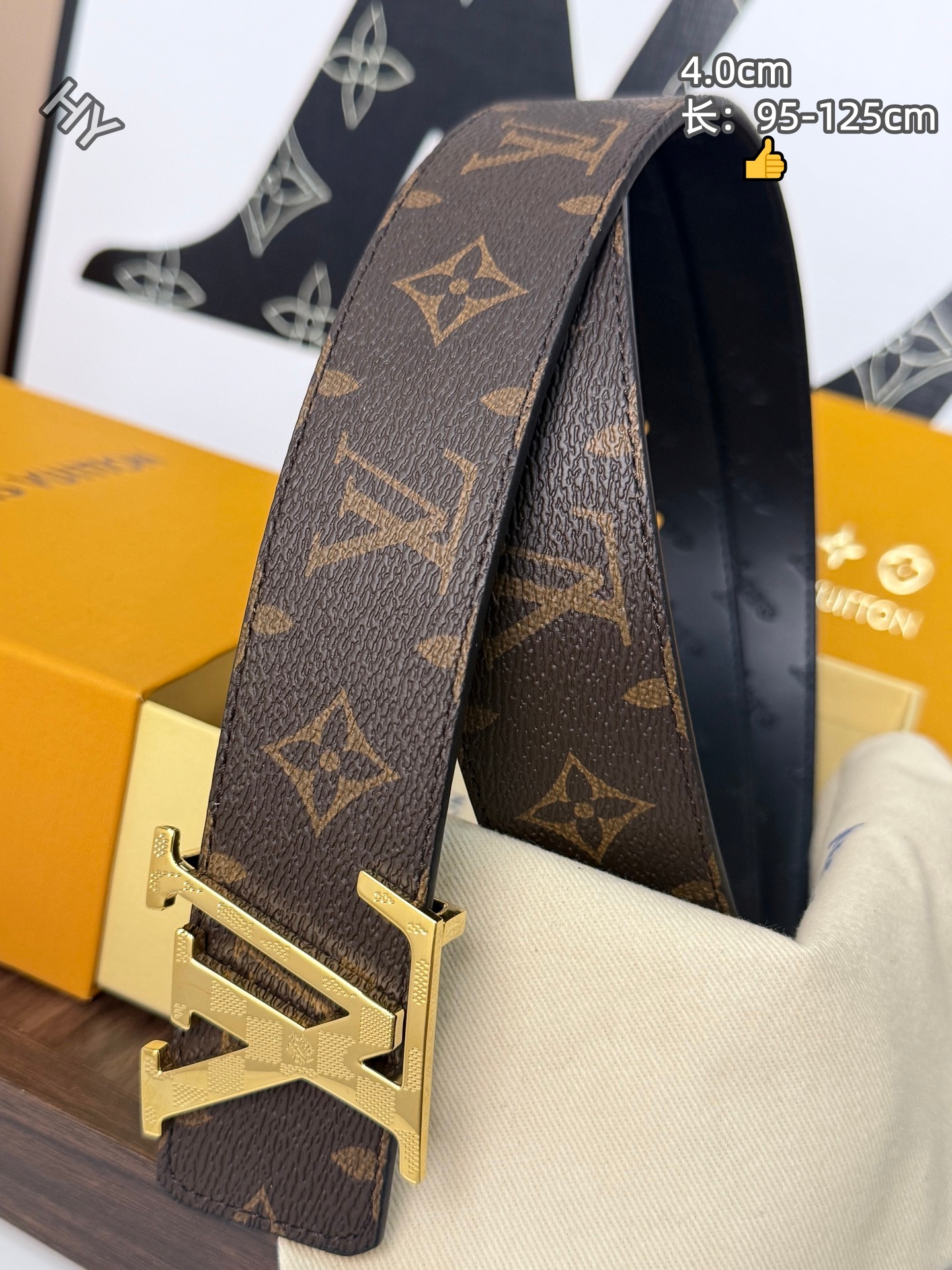 Cheap Louis Vuitton AAA Belts in 209987, $55 USD- [IB209987] - Replica Louis Vuitton AAA Belts
