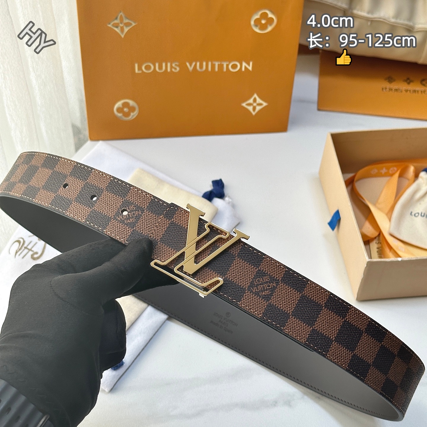 Cheap Louis Vuitton AAA Belts in 209993, $55 USD- [IB209993] - Replica Louis Vuitton AAA Belts