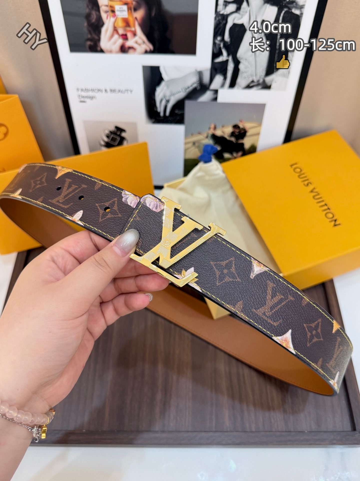 Cheap Louis Vuitton AAA Belts in 209996, $55 USD- [IB209996] - Replica Louis Vuitton AAA Belts