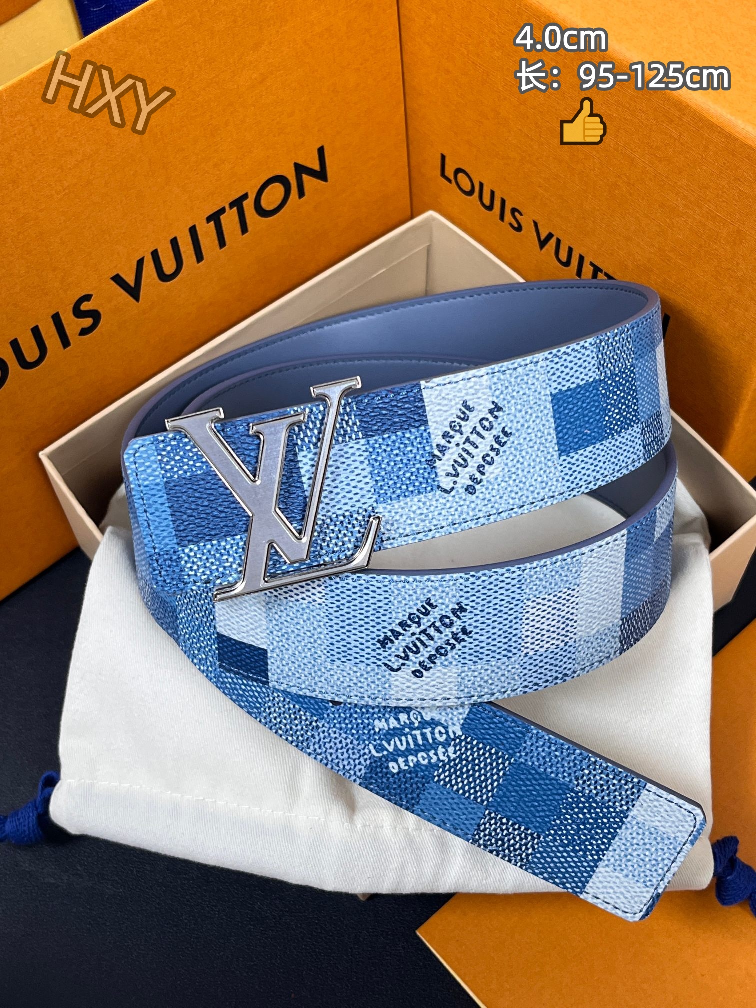 Cheap Louis Vuitton AAA Belts in 209998, $55 USD- [IB209998] - Replica Louis Vuitton AAA Belts