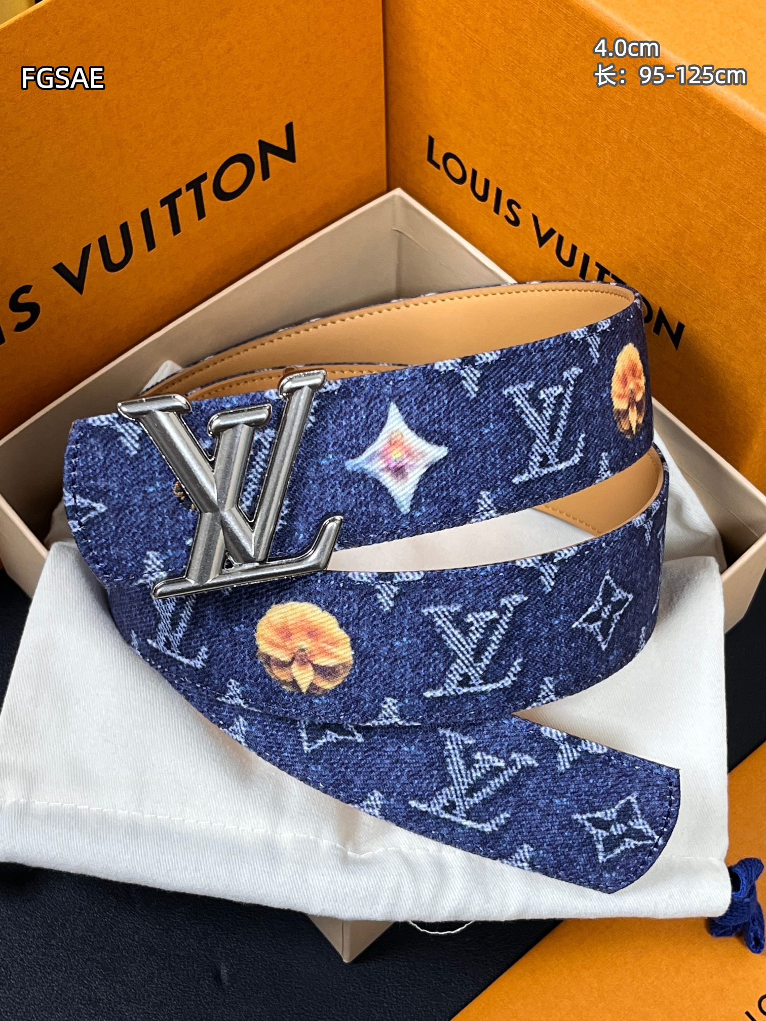 Cheap Louis Vuitton AAA Belts in 210000, $55 USD- [IB210000] - Replica Louis Vuitton AAA Belts