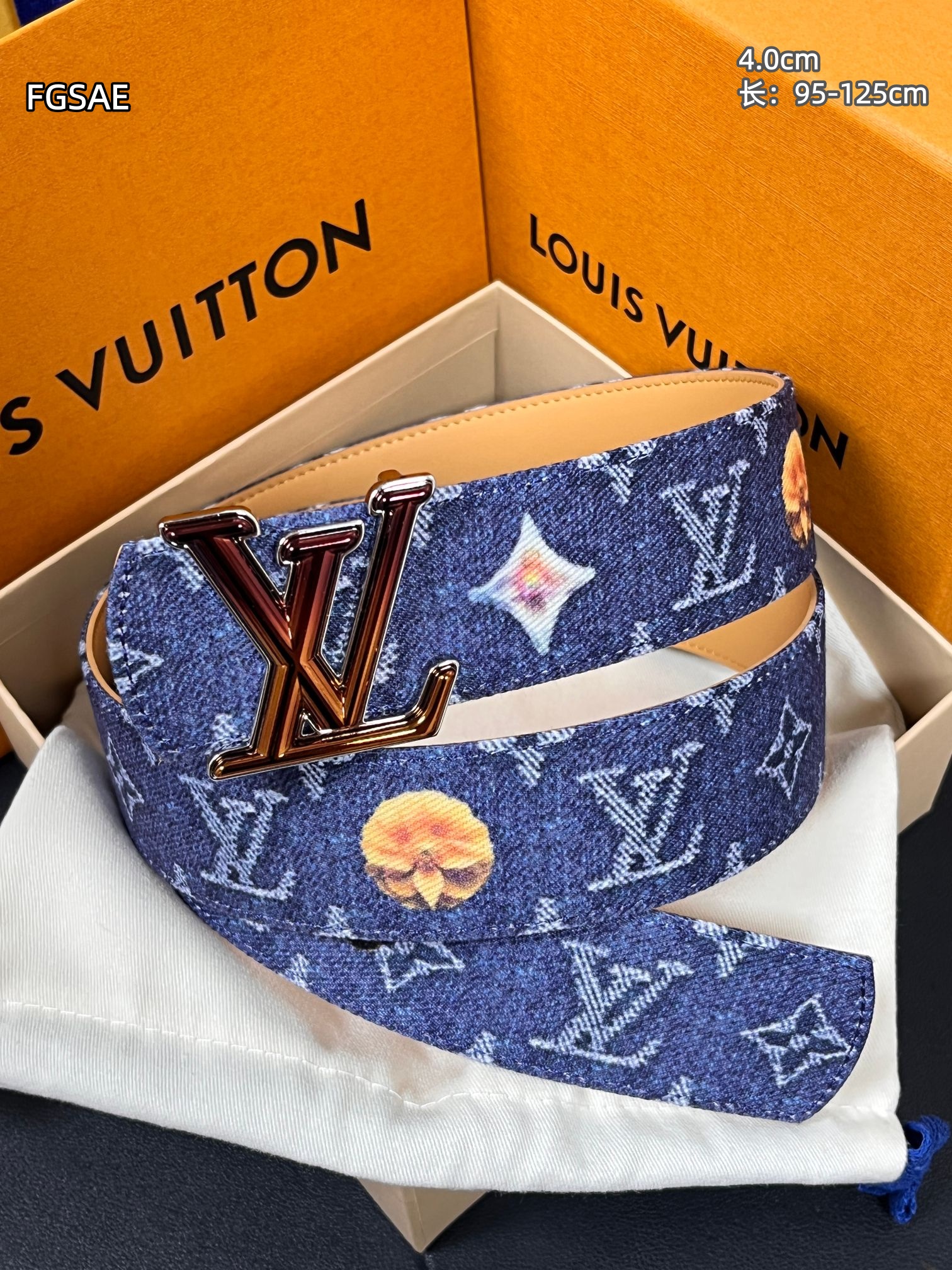 Cheap Louis Vuitton AAA Belts in 210002, $55 USD- [IB210002] - Replica Louis Vuitton AAA Belts