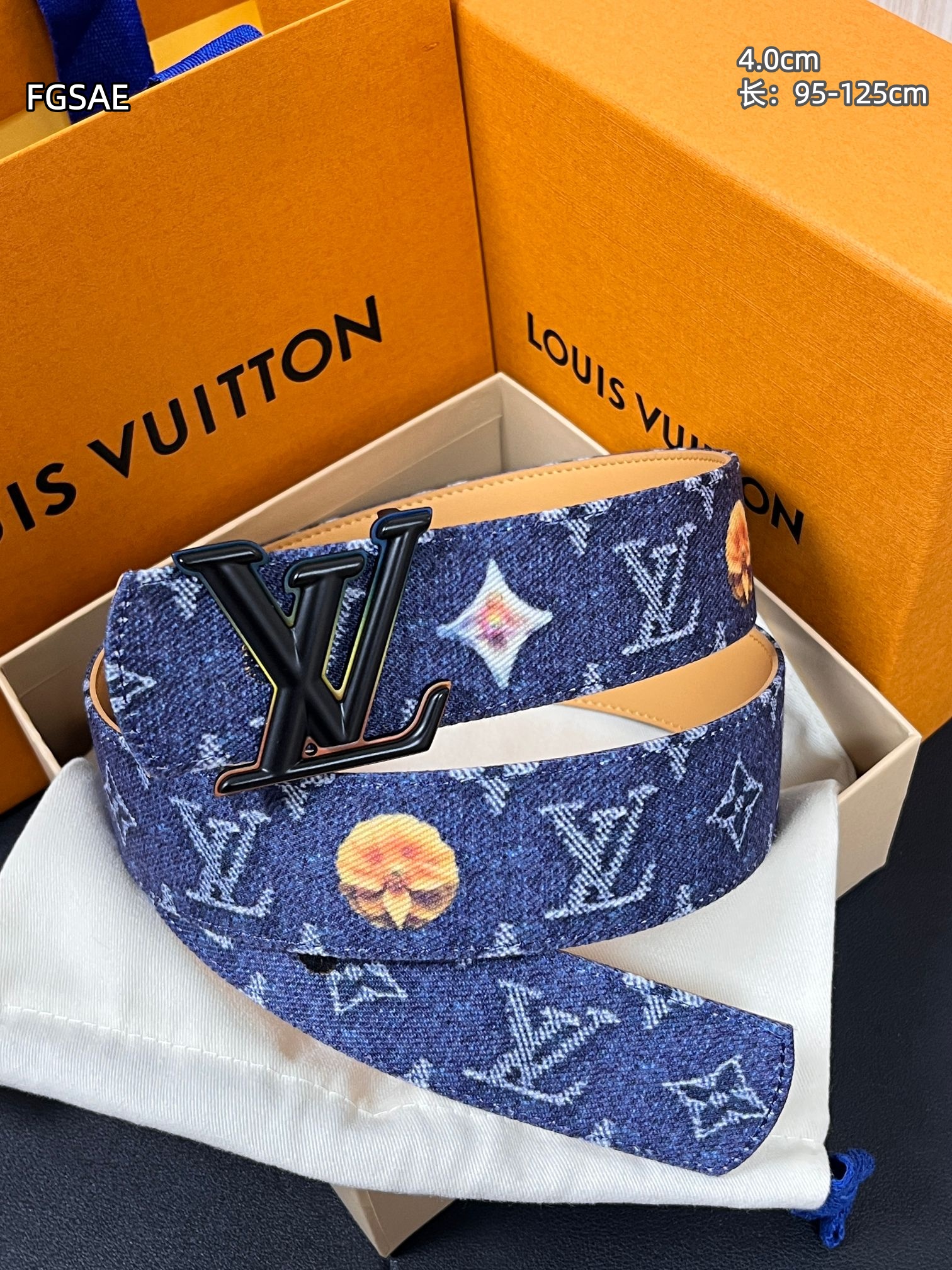 Cheap Louis Vuitton AAA Belts in 210004, $55 USD- [IB210004] - Replica Louis Vuitton AAA Belts