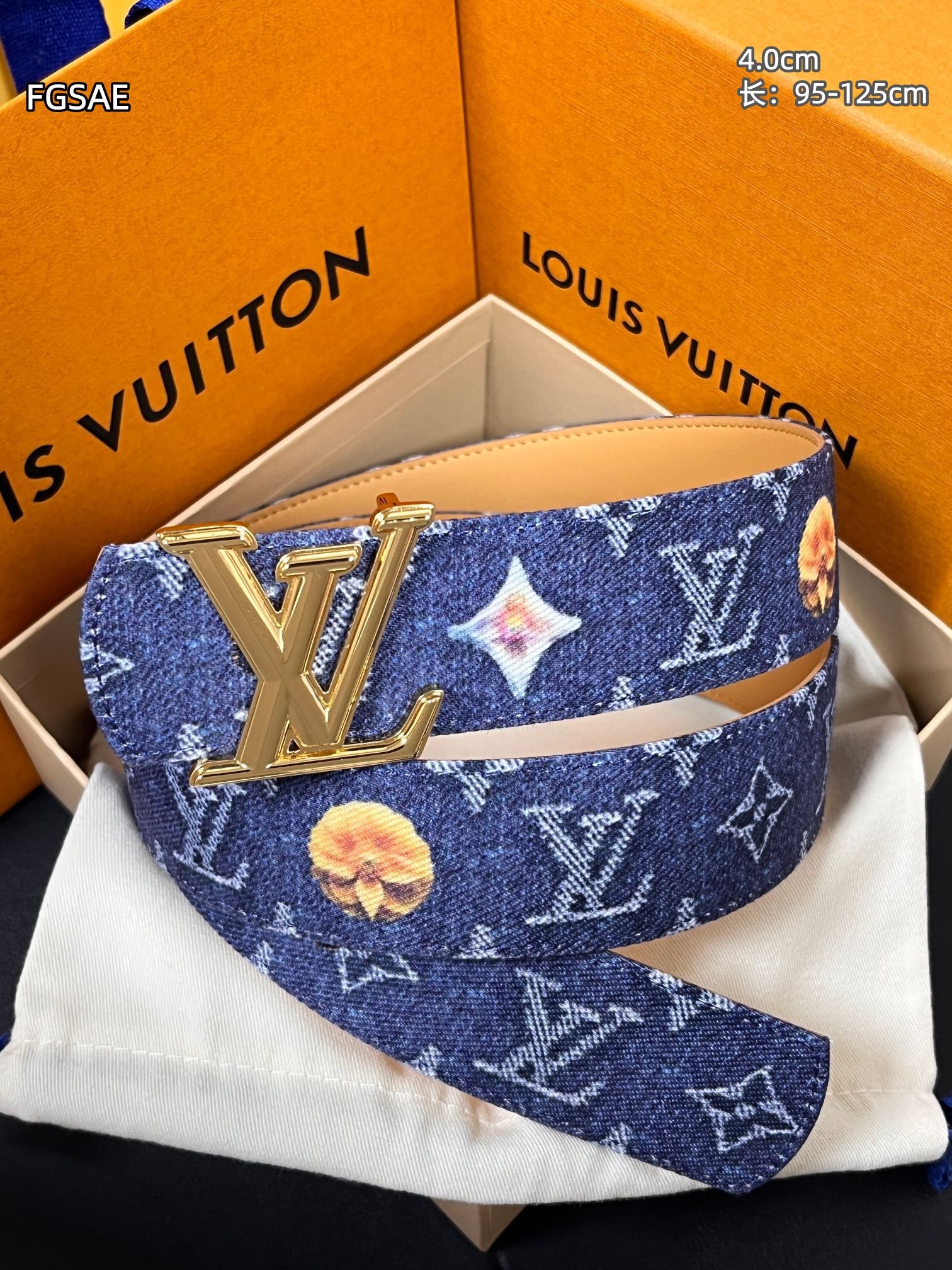 Cheap Louis Vuitton AAA Belts in 210008, $55 USD- [IB210008] - Replica Louis Vuitton AAA Belts