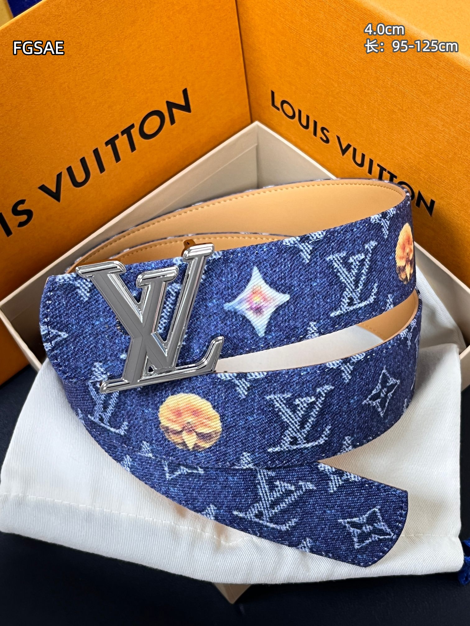 Cheap Louis Vuitton AAA Belts in 210010, $55 USD- [IB210010] - Replica Louis Vuitton AAA Belts
