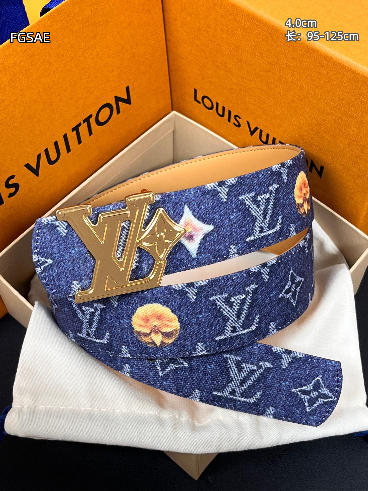 Cheap Louis Vuitton AAA Belts in 210014, $55 USD- [IB210014] - Replica Louis Vuitton AAA Belts