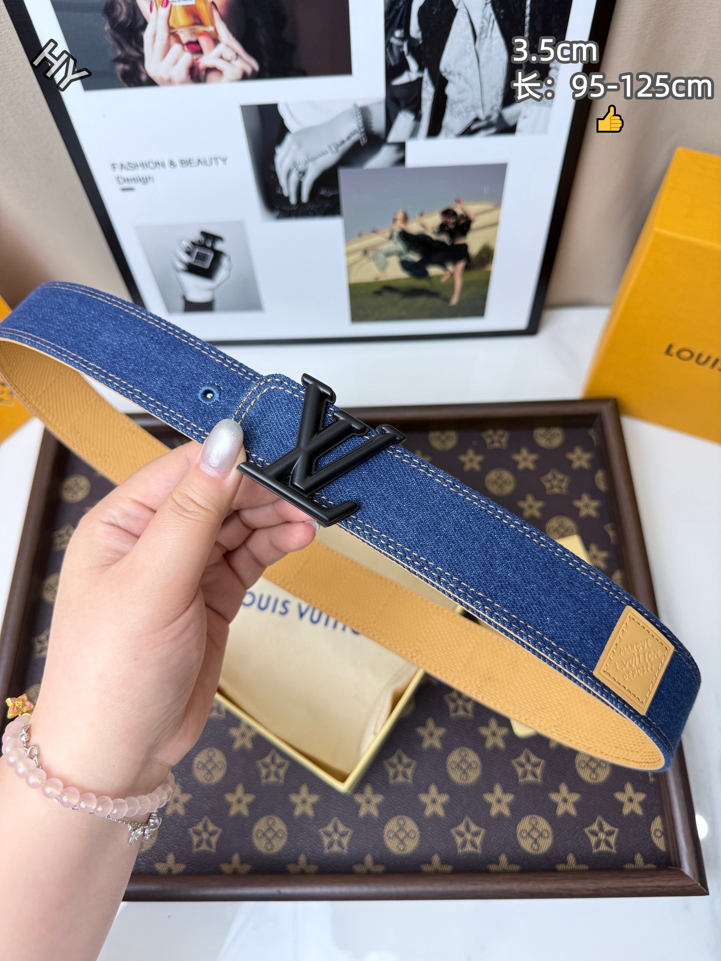 Cheap Louis Vuitton AAA Belts in 210018, $55 USD- [IB210018] - Replica Louis Vuitton AAA Belts