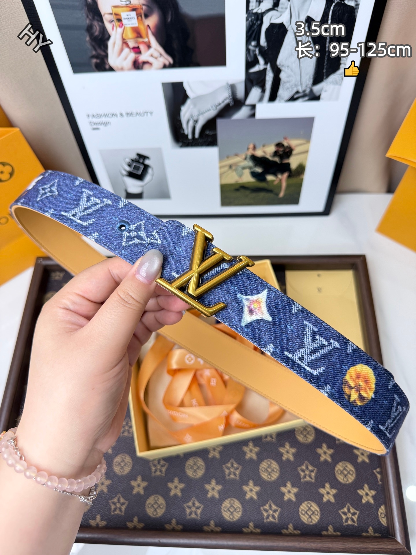 Cheap Louis Vuitton AAA Belts in 210022, $55 USD- [IB210022] - Replica Louis Vuitton AAA Belts