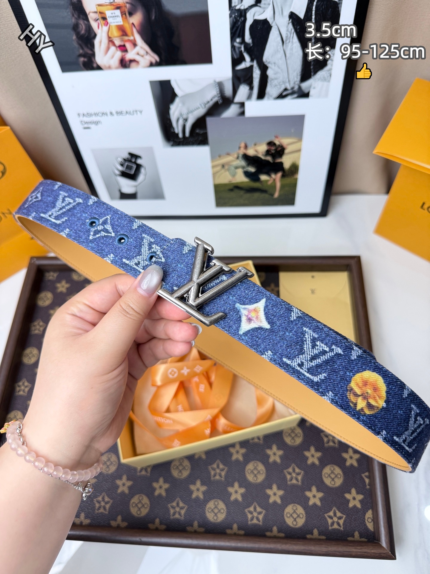 Cheap Louis Vuitton AAA Belts in 210023, $55 USD- [IB210023] - Replica Louis Vuitton AAA Belts