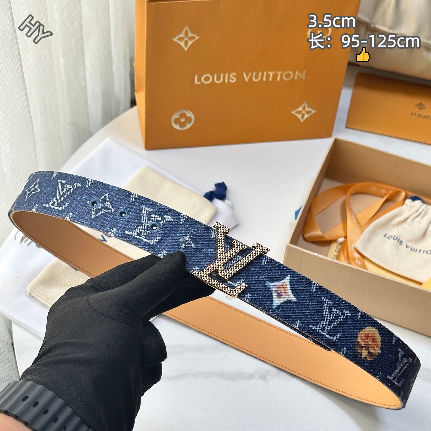 Cheap Louis Vuitton AAA Belts in 210024, $55 USD- [IB210024] - Replica Louis Vuitton AAA Belts